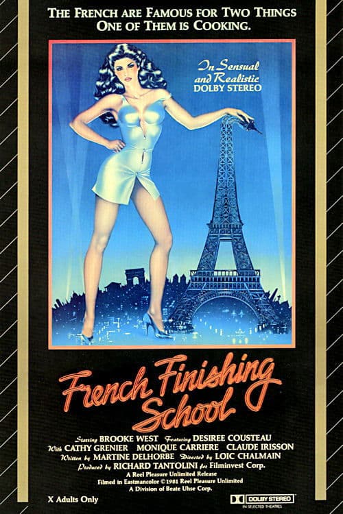 Poster backdrop for French Finishing School