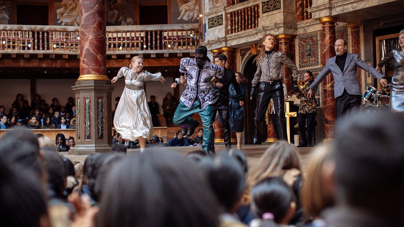 Poster backdrop for Romeo and Juliet - Live at Shakespeare's Globe