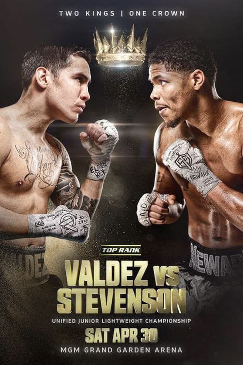 Poster backdrop for Oscar Valdez vs. Shakur Stevenson