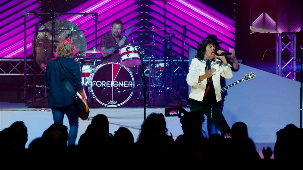 Poster backdrop for Foreigner - Double Vision 40 Live.Reloaded