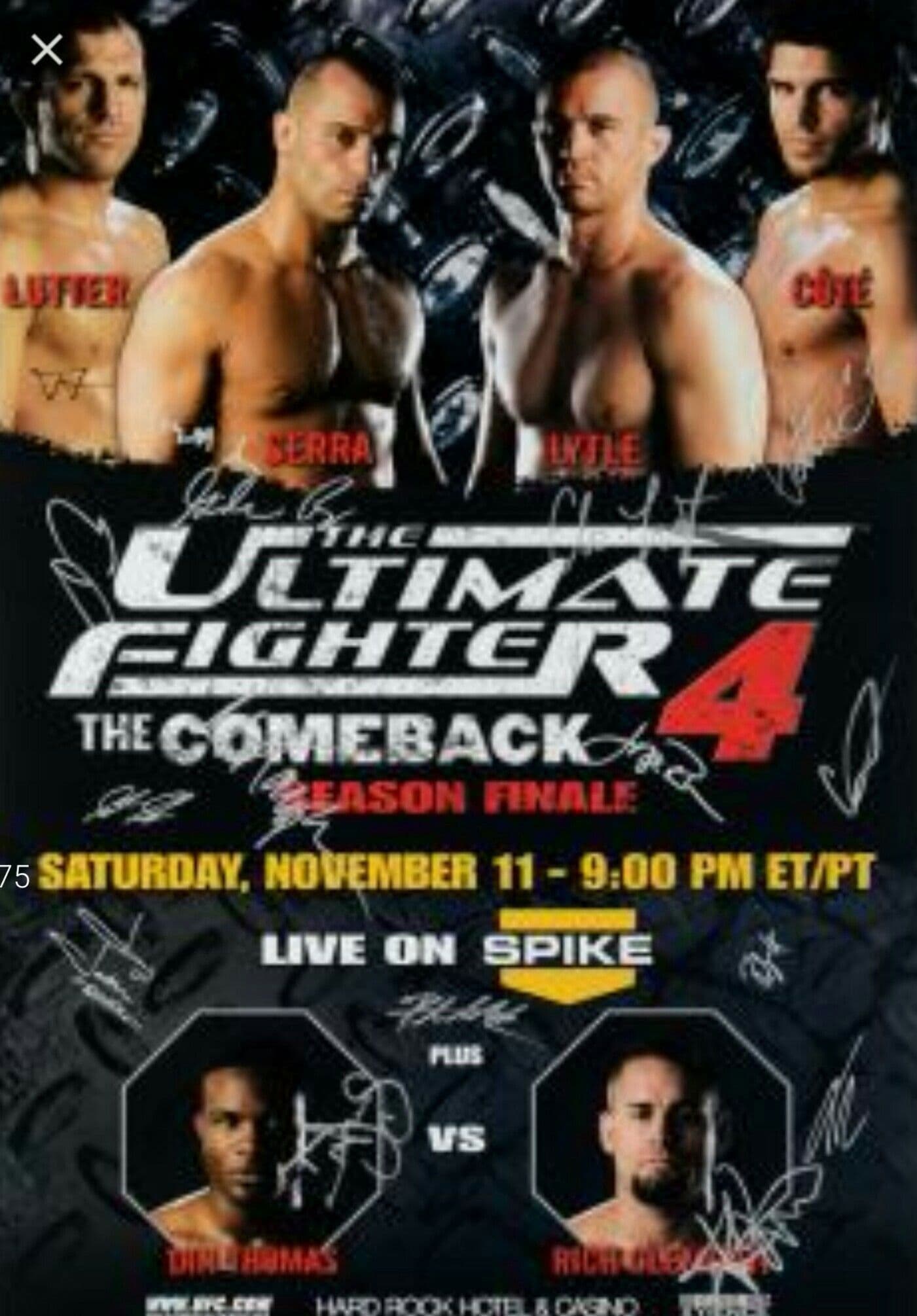 Poster backdrop for The Ultimate Fighter 4 Finale