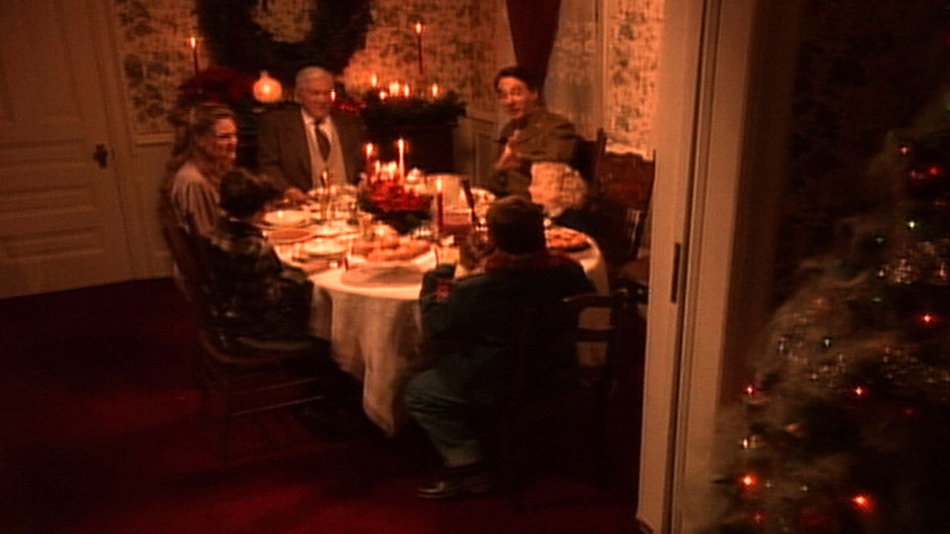 Poster backdrop for A Norman Rockwell Christmas Story