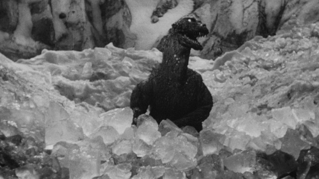 Poster backdrop for Godzilla Raids Again