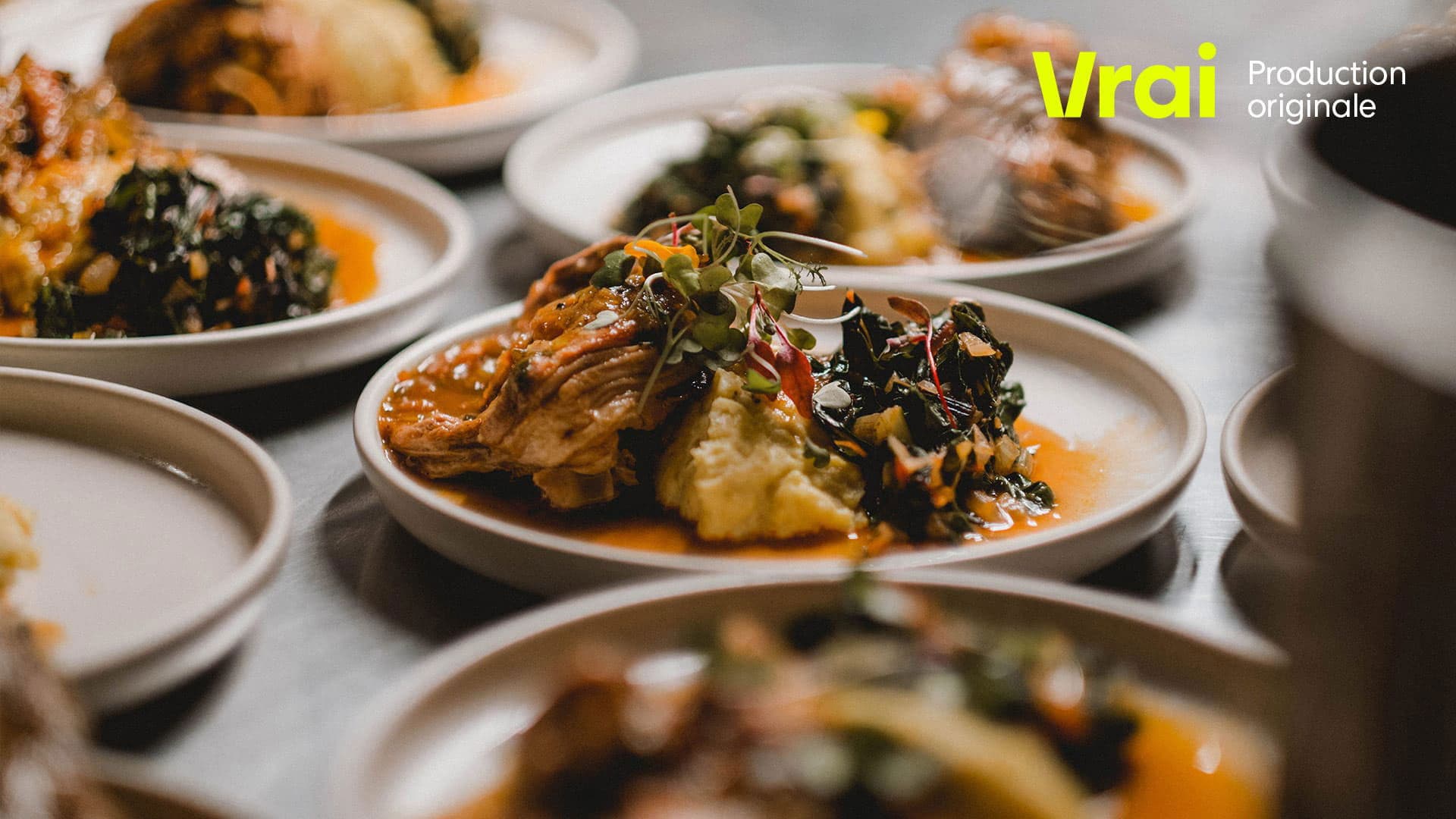 Poster backdrop for Resto pop-up