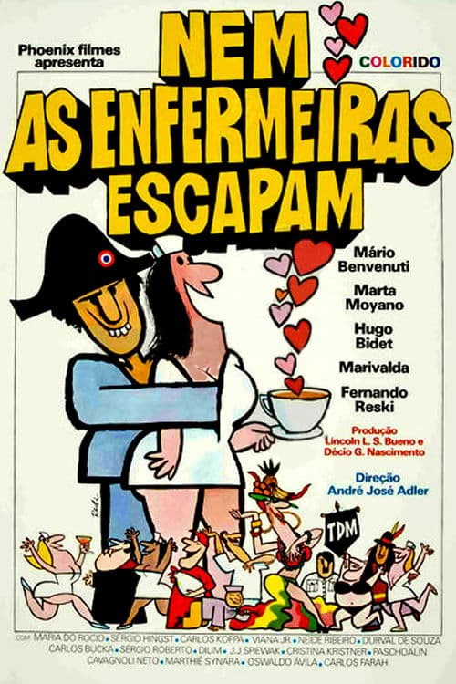 Poster backdrop for Nem as Enfermeiras Escapam