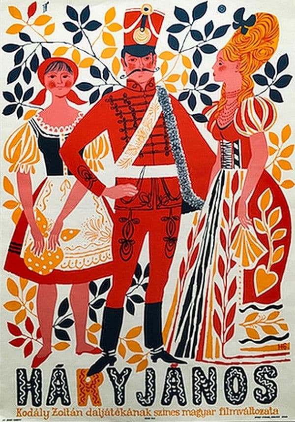 Poster backdrop for János Háry
