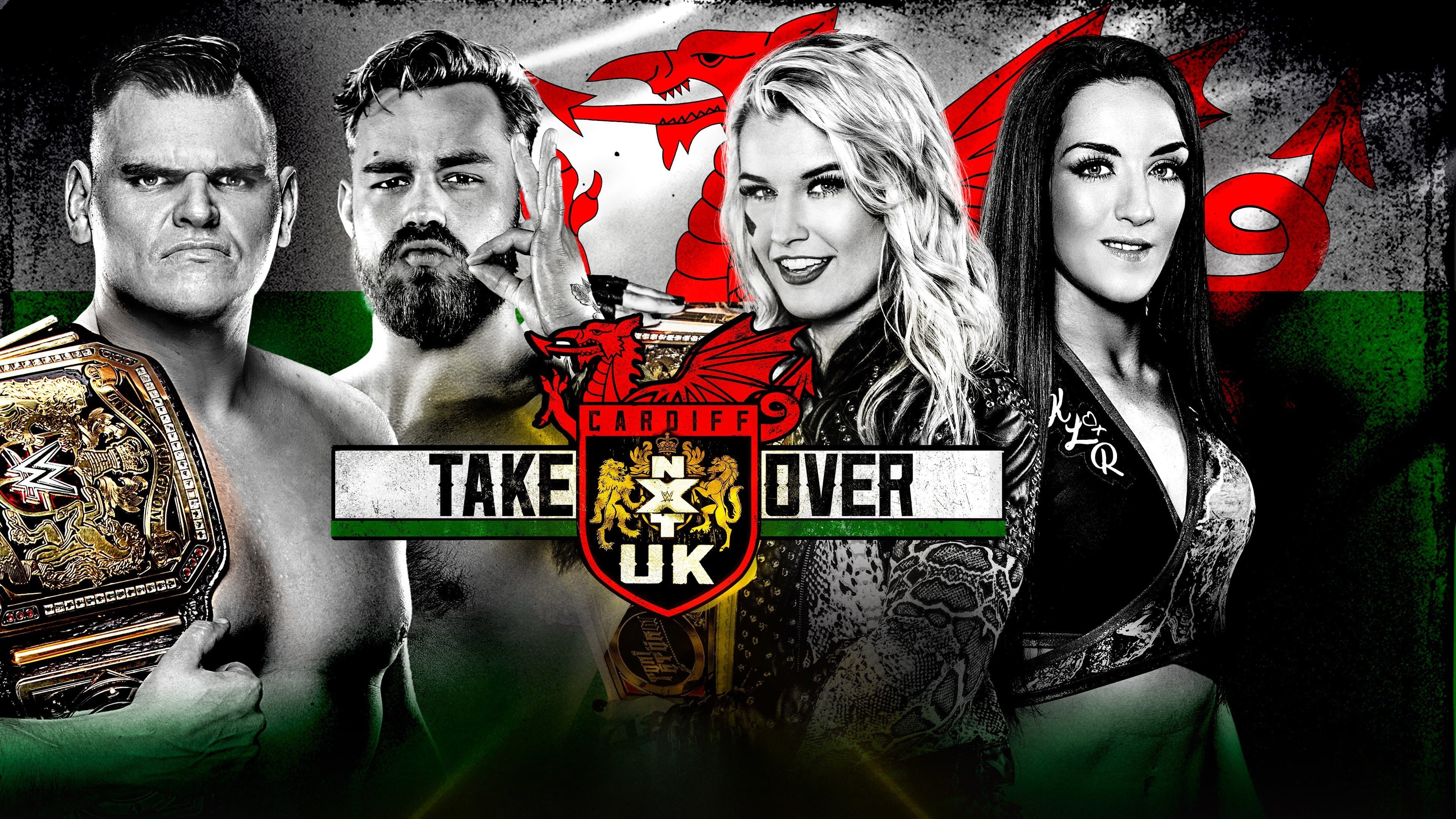 Poster backdrop for NXT UK TakeOver: Cardiff