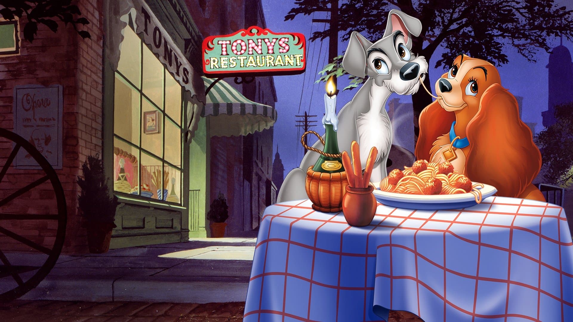 Poster backdrop for Lady and the Tramp