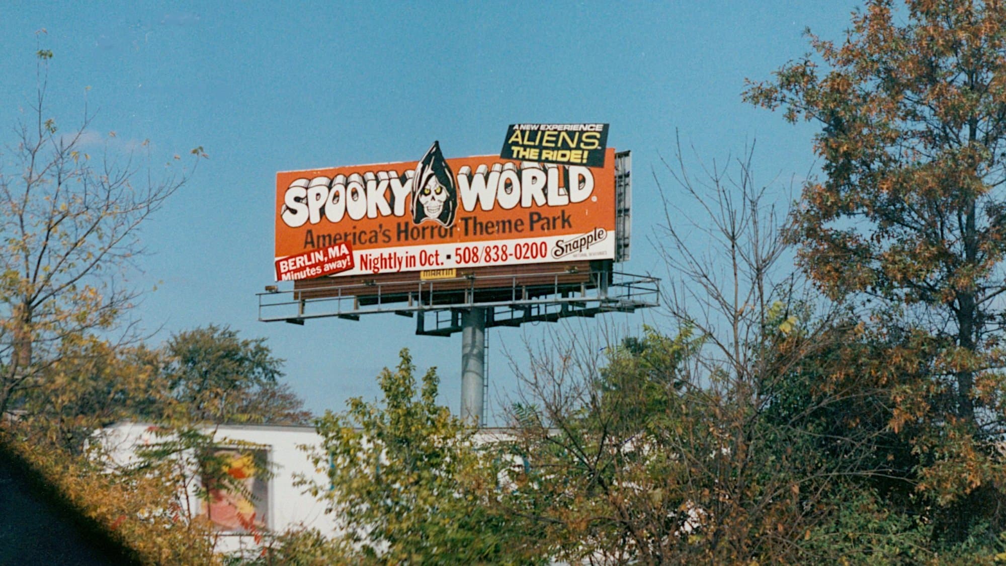 Poster backdrop for Spooktacular!