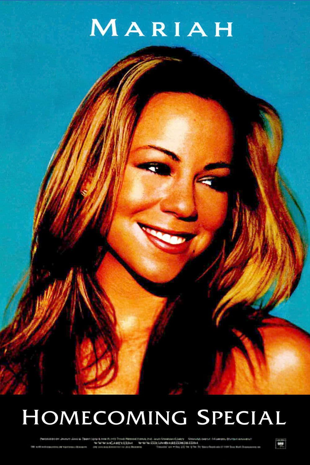 Poster backdrop for Mariah Carey's Homecoming Special