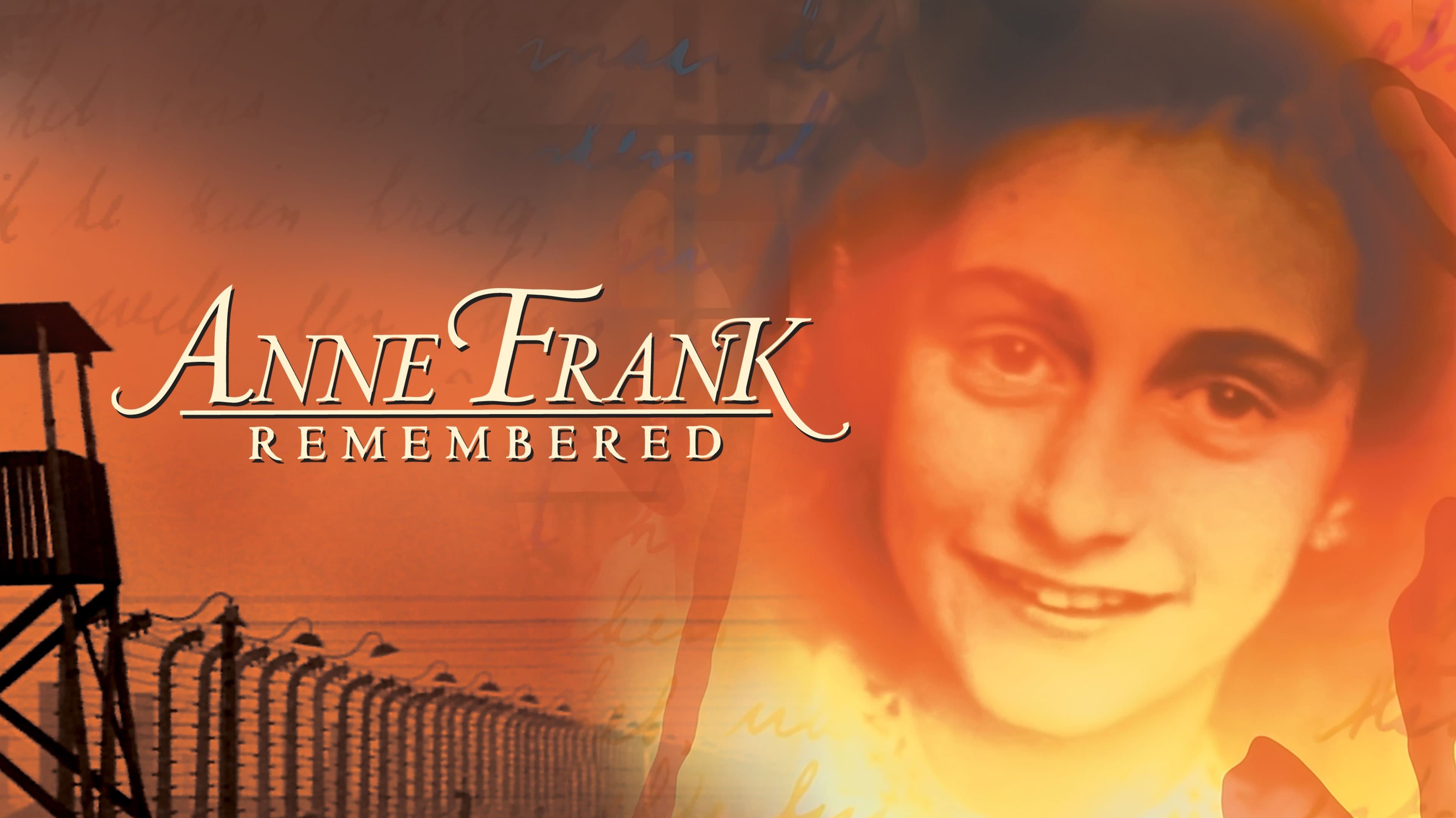 Poster backdrop for Anne Frank Remembered