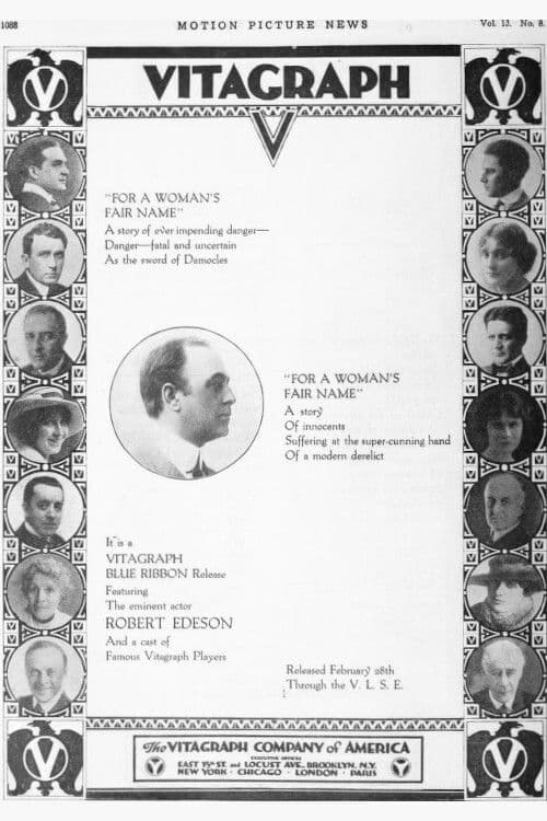 Poster backdrop for For a Woman’s Fair Name