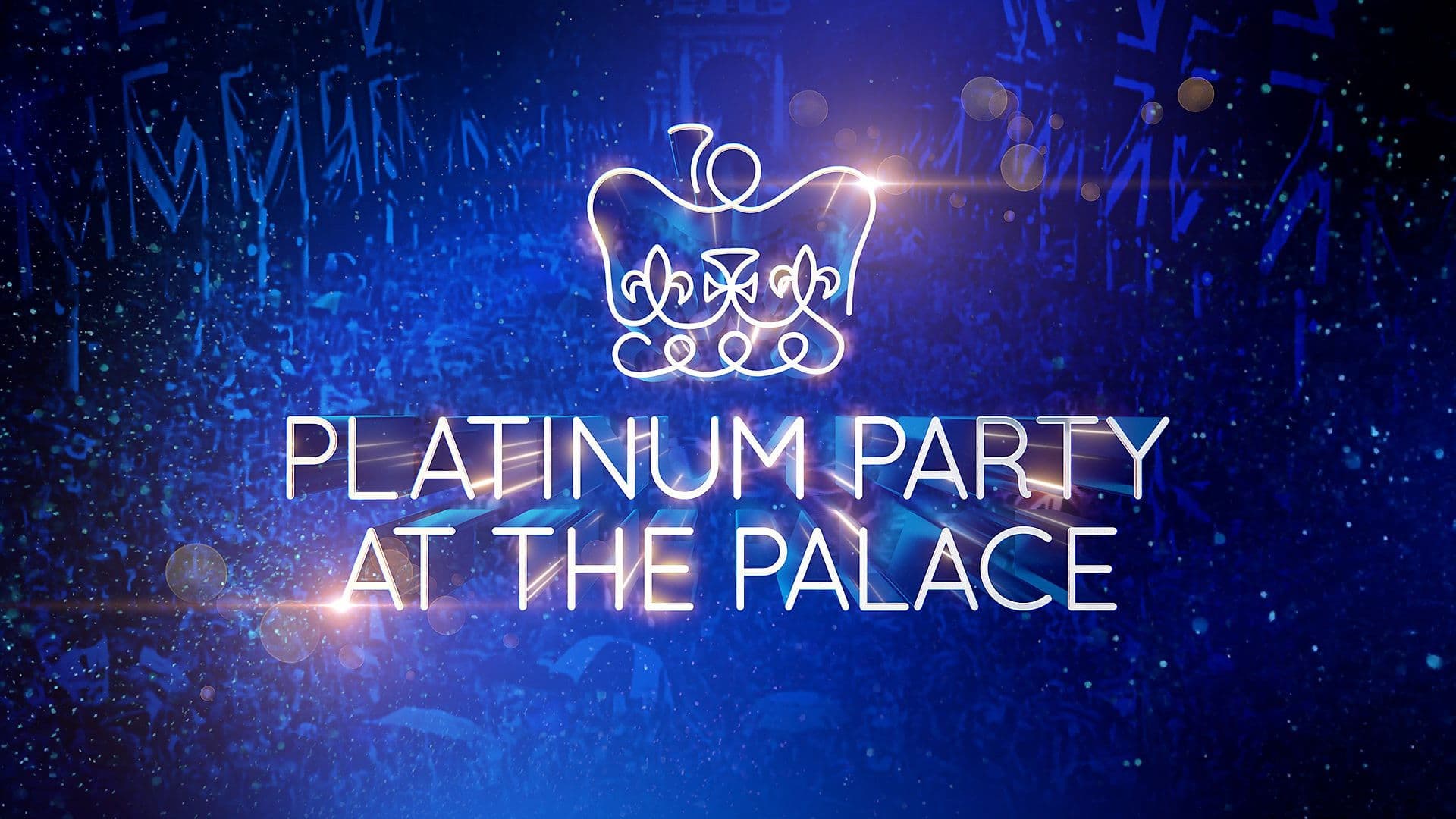 Poster backdrop for Platinum Party at the Palace