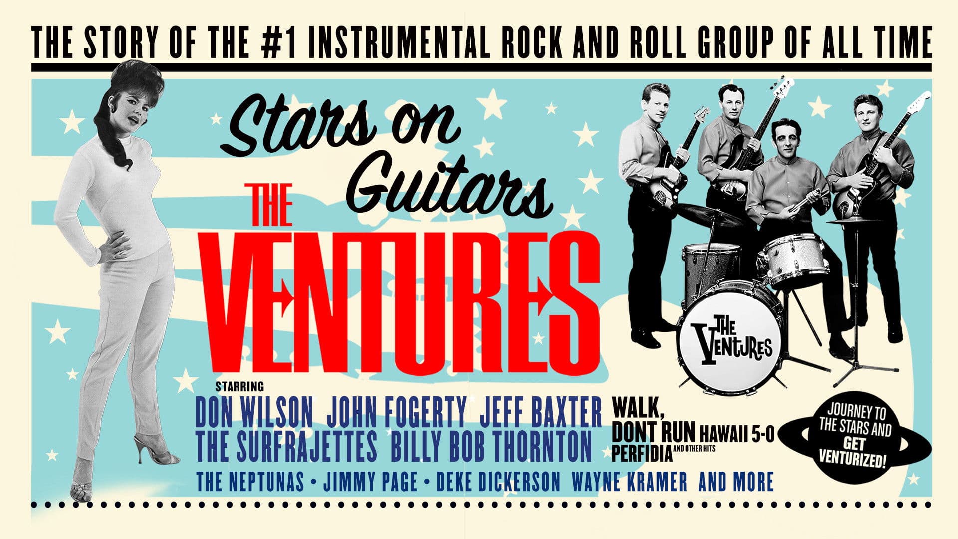 Poster backdrop for The Ventures: Stars on Guitars