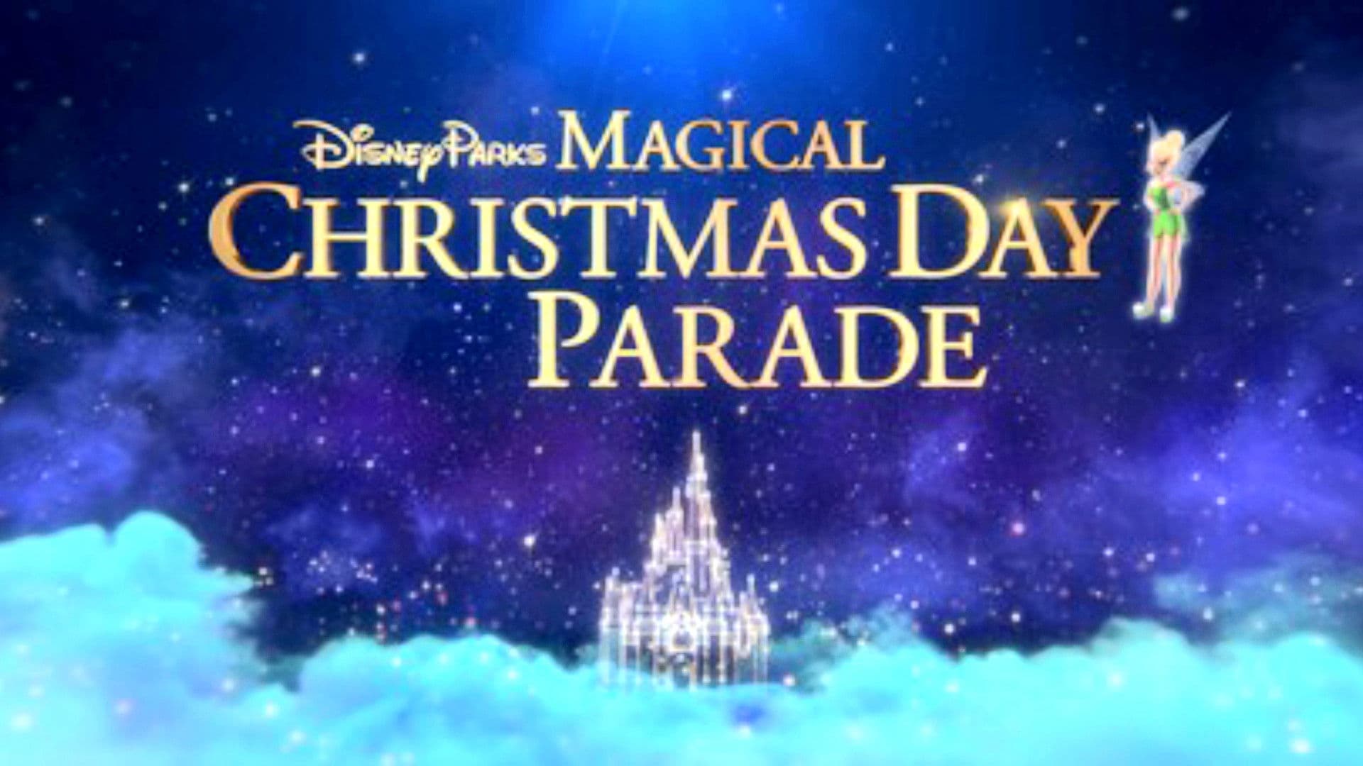 Poster backdrop for Disney Parks Magical Christmas Day Parade