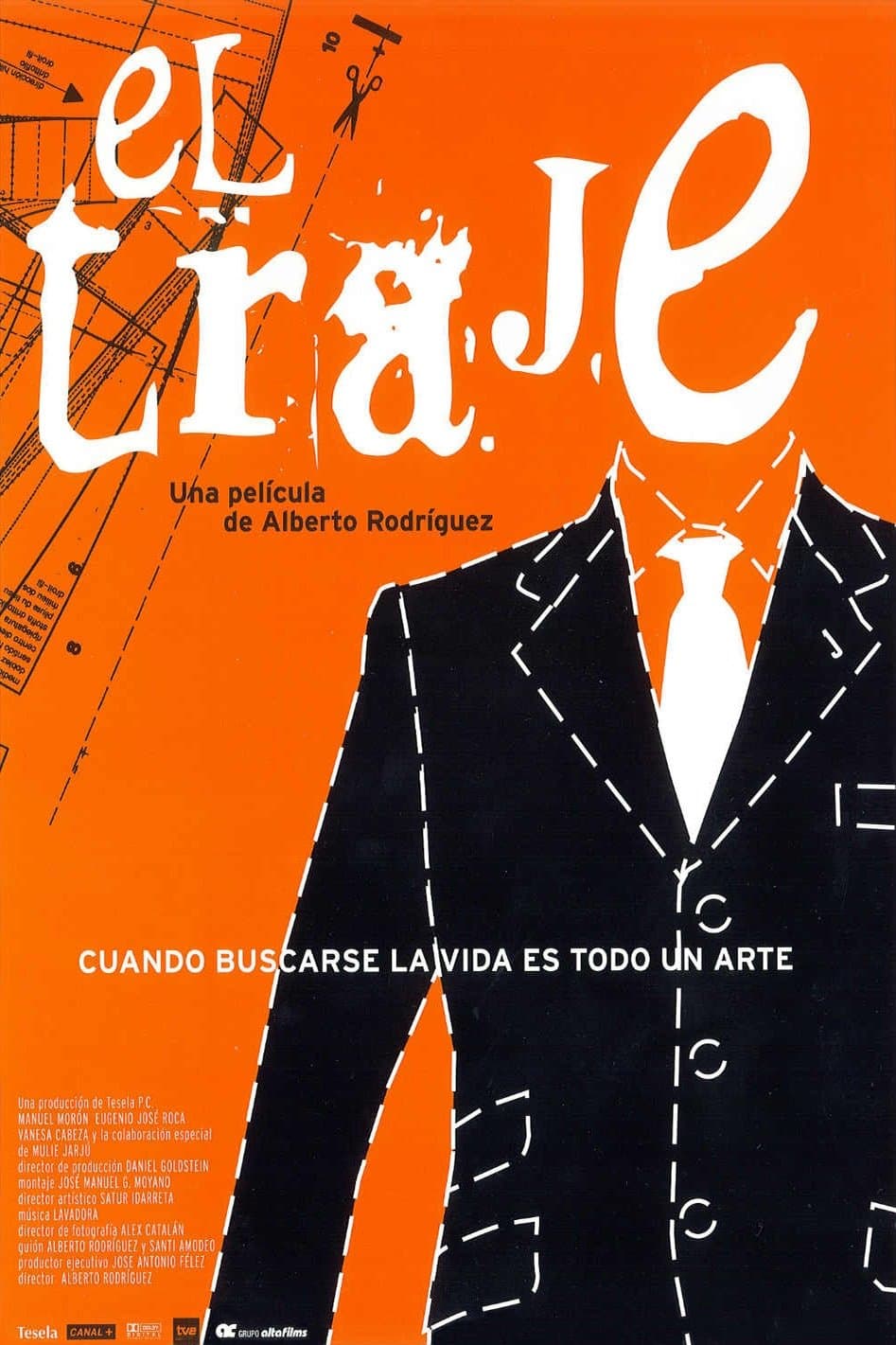 Poster backdrop for El traje