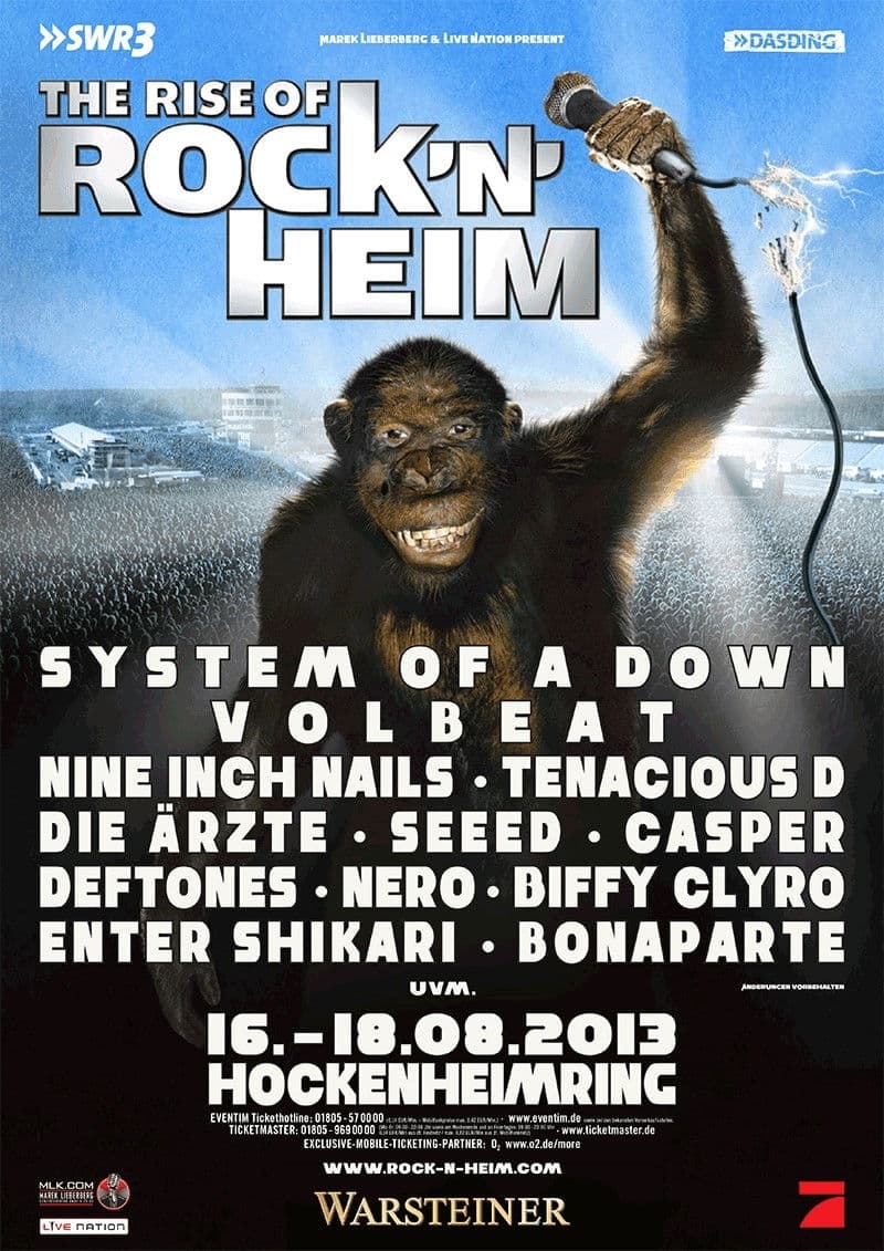 Poster backdrop for Nine Inch Nails: [2013] Rock 'n' Heim