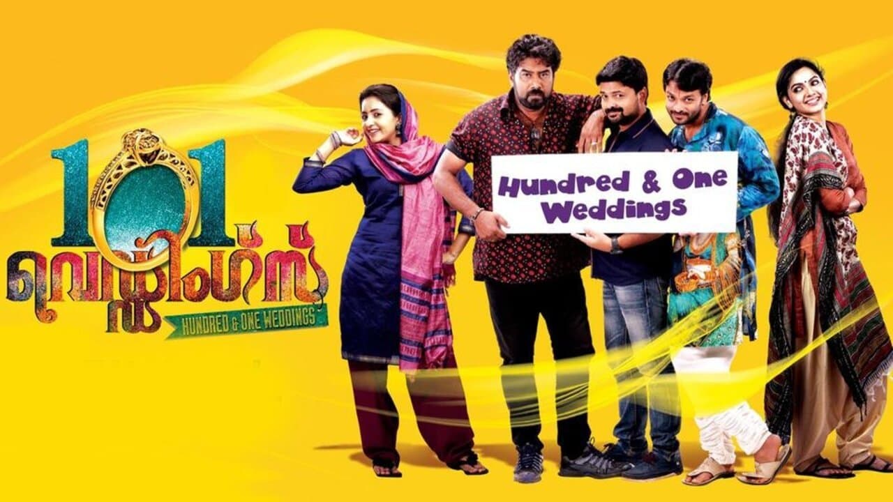 Poster backdrop for 101 Weddings