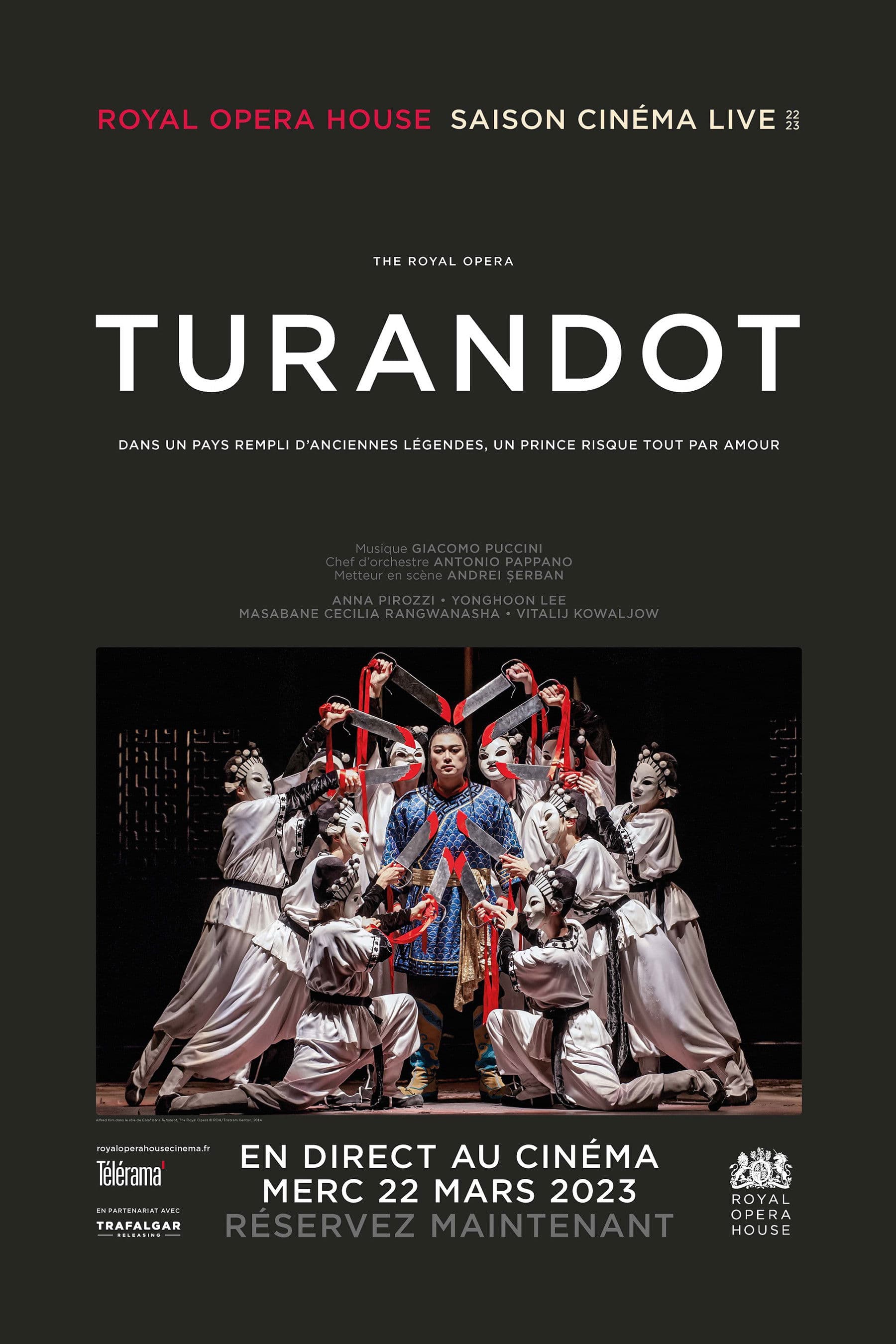 Poster backdrop for Royal Opera House: Turandot