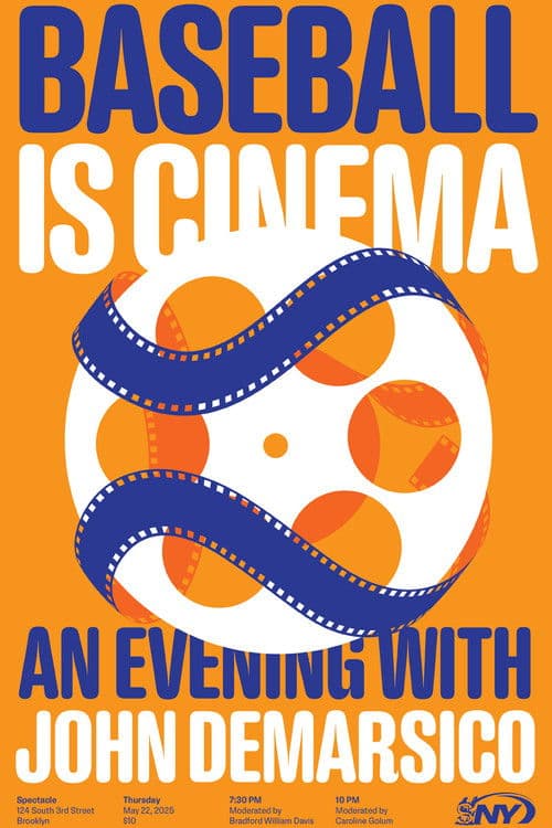 Poster for Baseball is Cinema