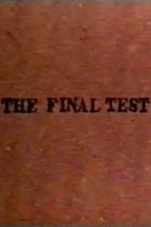Poster for The Final Test