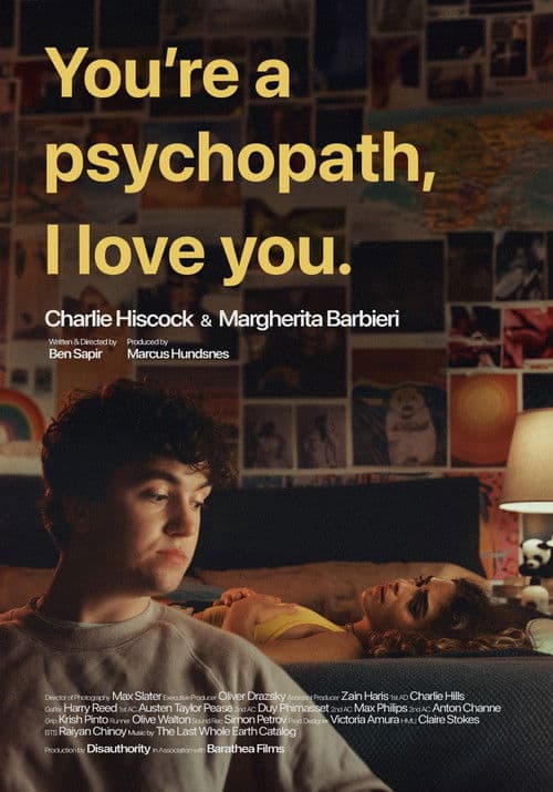 Poster for You’re A Psychopath, I Love You.
