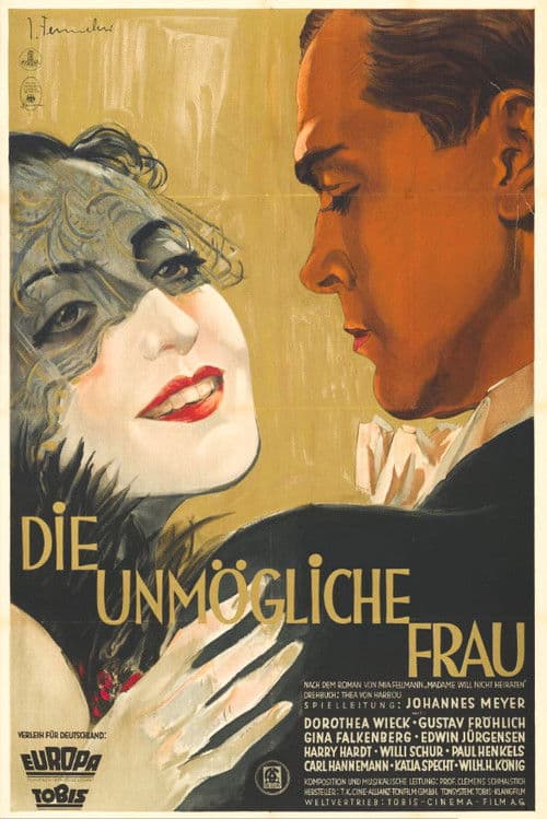 Poster for Die unmögliche Frau