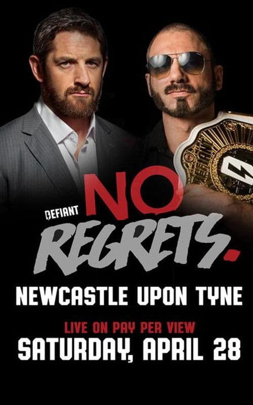 Poster for Defiant Wrestling: No Regrets 2018