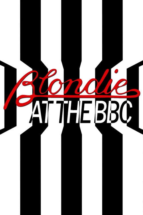 Poster for Blondie at the BBC