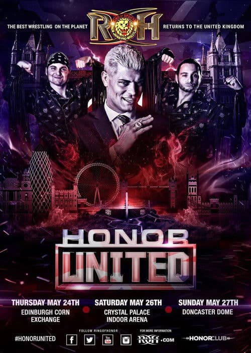 Poster for ROH: Honor United - London