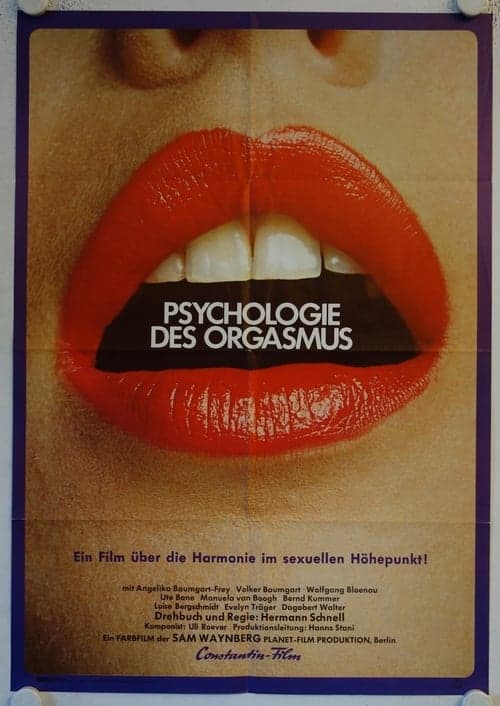 Poster for Psychology of the Orgasm
