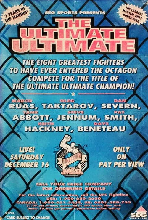 Poster for UFC 7.5: The Ultimate Ultimate