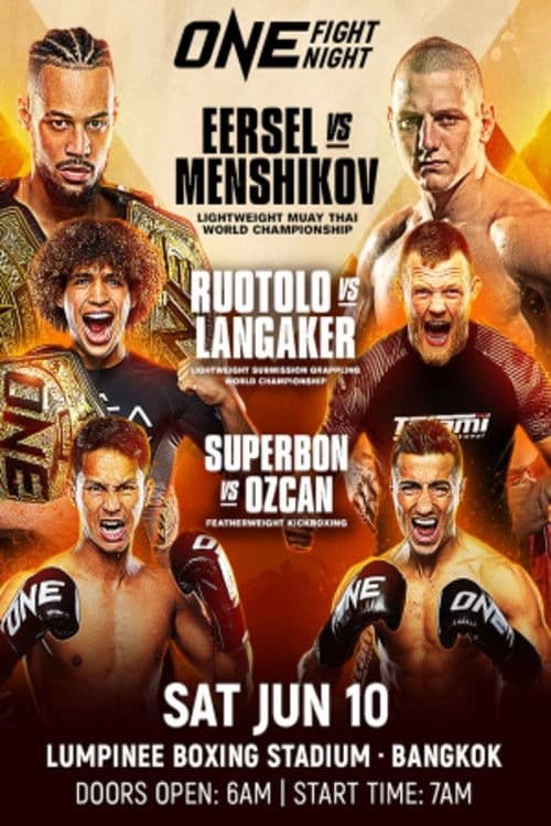 Poster for ONE Fight Night 11: Eersel vs. Menshikov