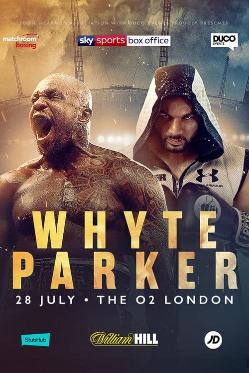 Poster for Dillian Whyte vs. Joseph Parker