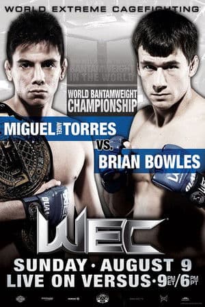 Poster for WEC 42: Torres vs. Bowles