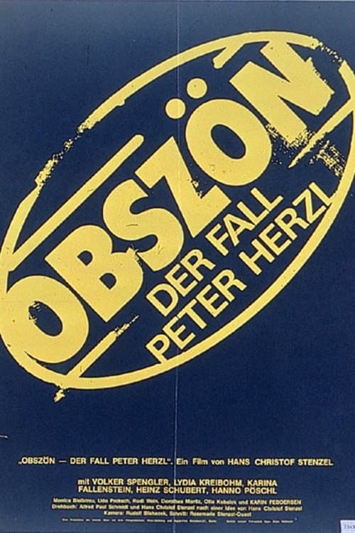 Poster for Obscene: The Case of Peter Herzl