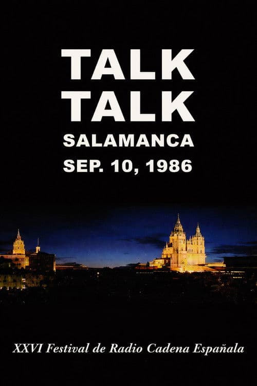 Poster for Talk Talk - Live in Salamanca, Spain 1986