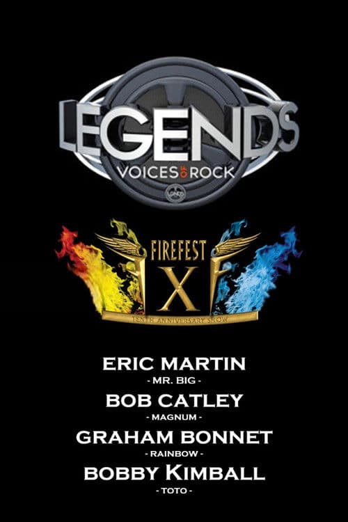 Poster for Legends of Rock: Live at Firefest X
