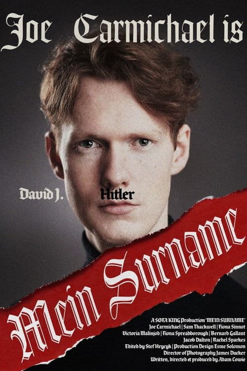 Poster for Mein Surname