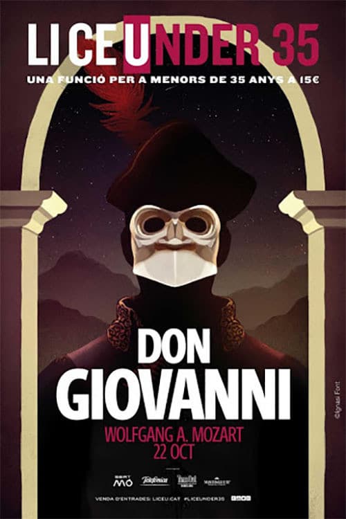 Poster for Don Giovanni - Liceu