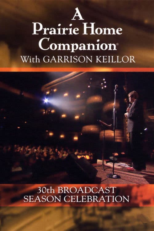 Poster for A Prairie Home Companion 30th Broadcast Season Celebration