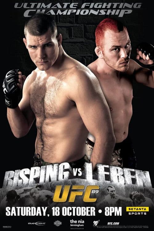 Poster for UFC 89: Bisping vs. Leben