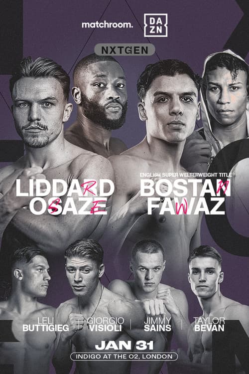 Poster for George Liddard vs. Derrick Osaze