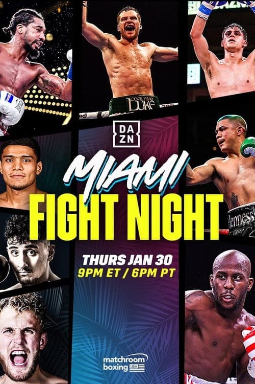 Poster for DAZN Miami Fight Night