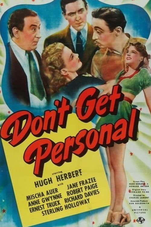 Poster for Don't Get Personal