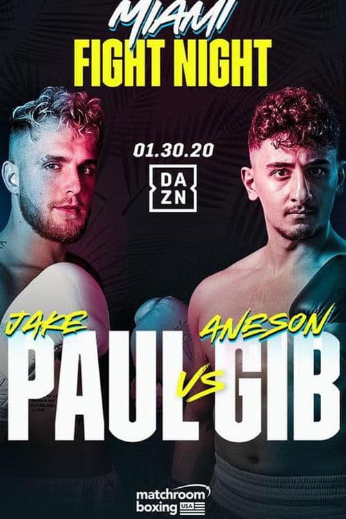 Poster for Jake Paul vs. AnEsonGib