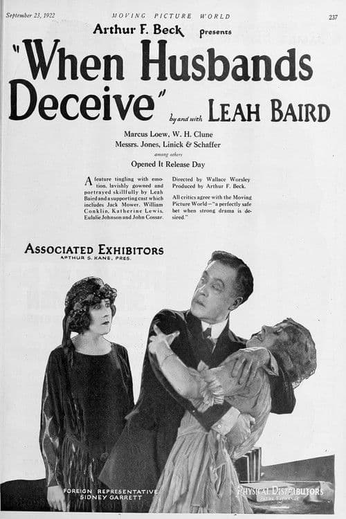 Poster for When Husbands Deceive