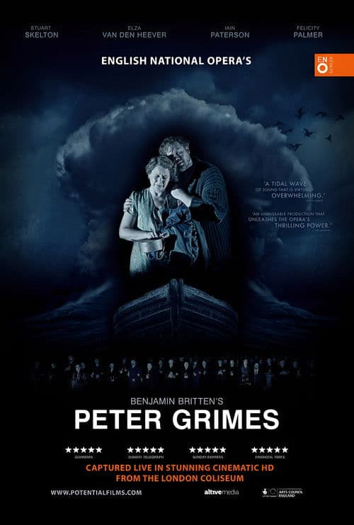 Poster for English National Opera: Peter Grimes