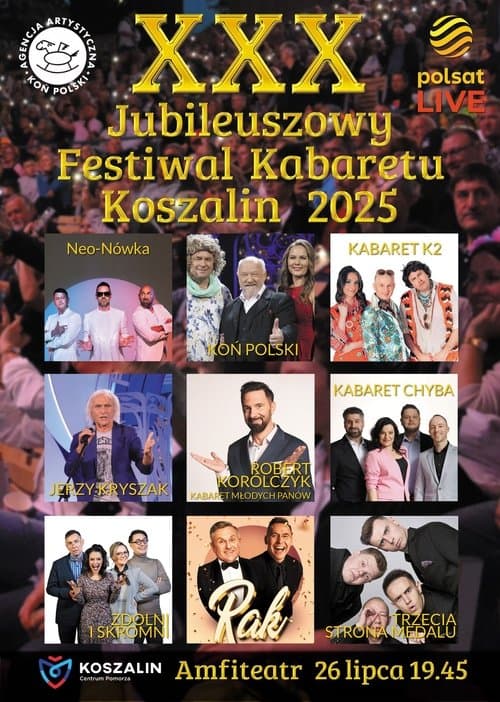 Poster for XXX Jubileuszowy Festiwal Kabaretu Koszalin