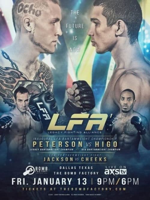 Poster for LFA 1: Peterson vs. Higo